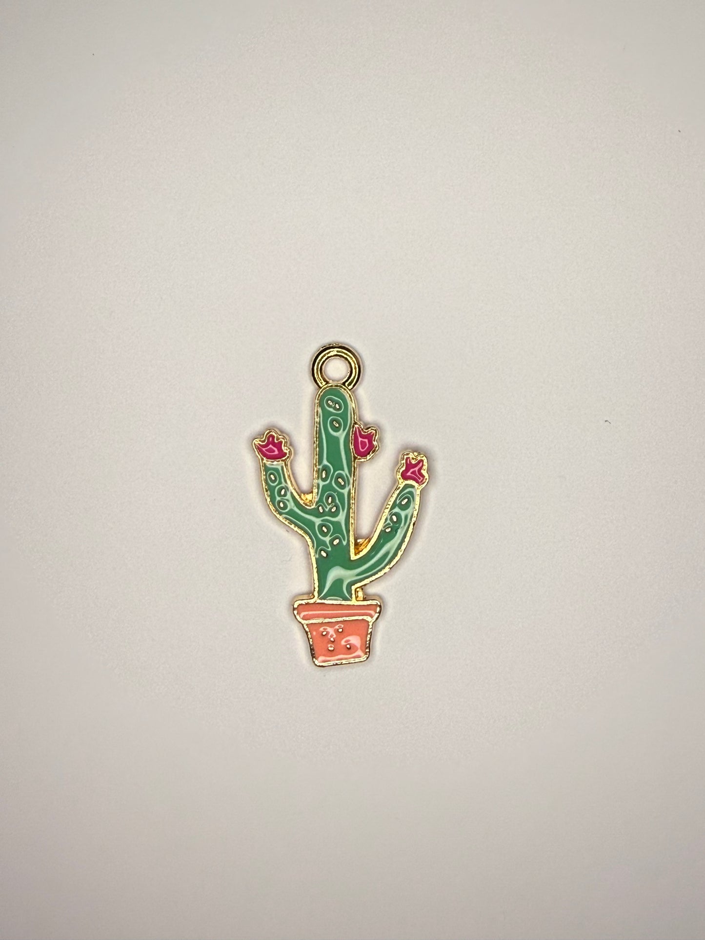 Flowrer Cactus Charm