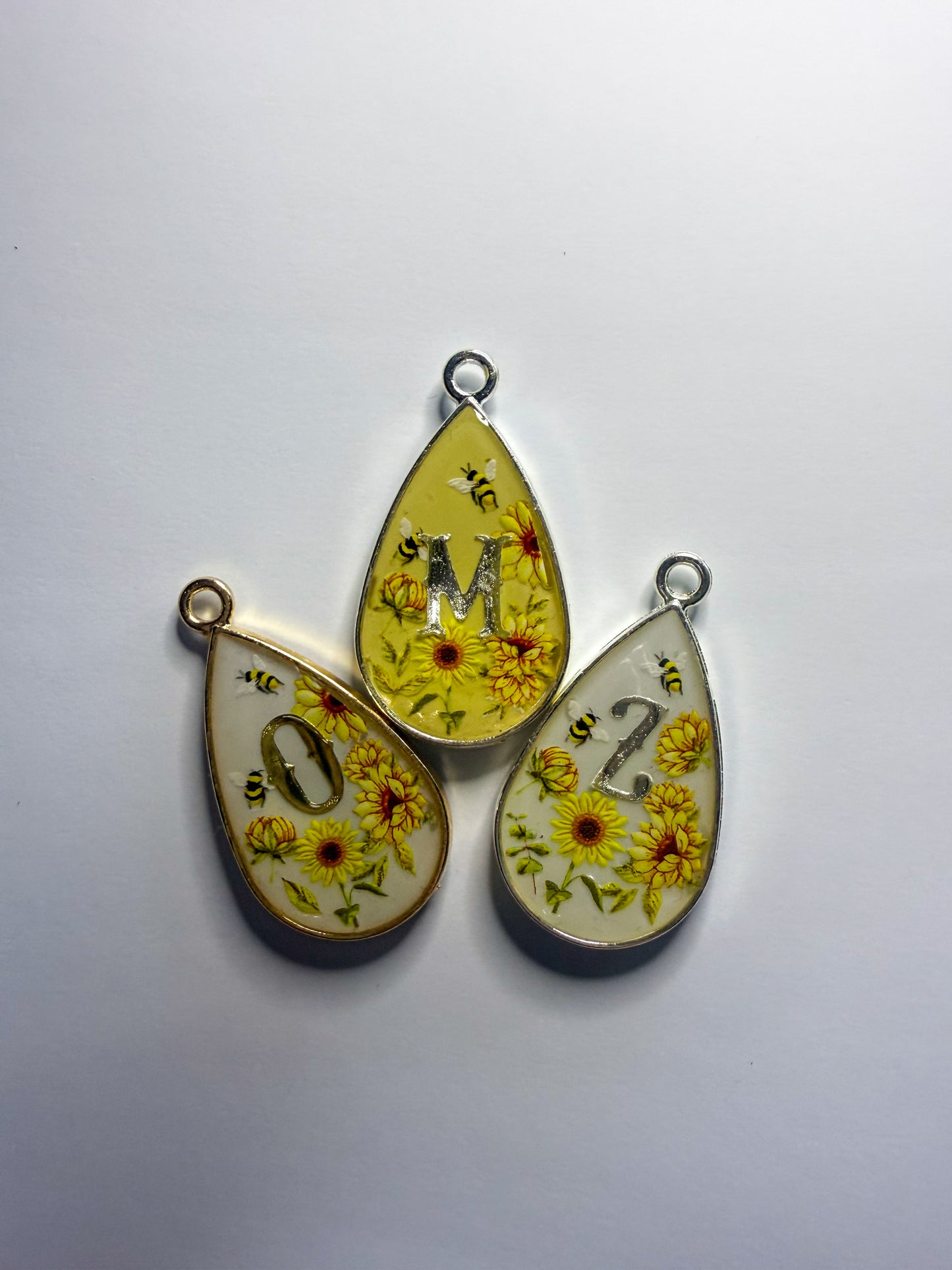 Sunflowers & Bumbles (Resin Tag)