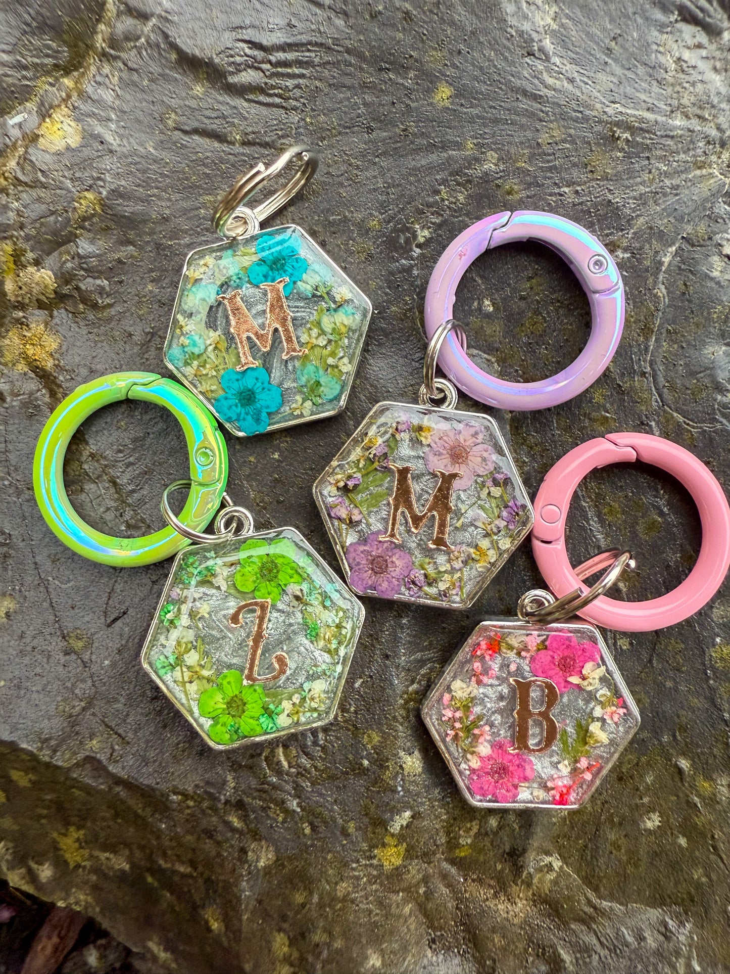 All About The Flowers (resin tag)