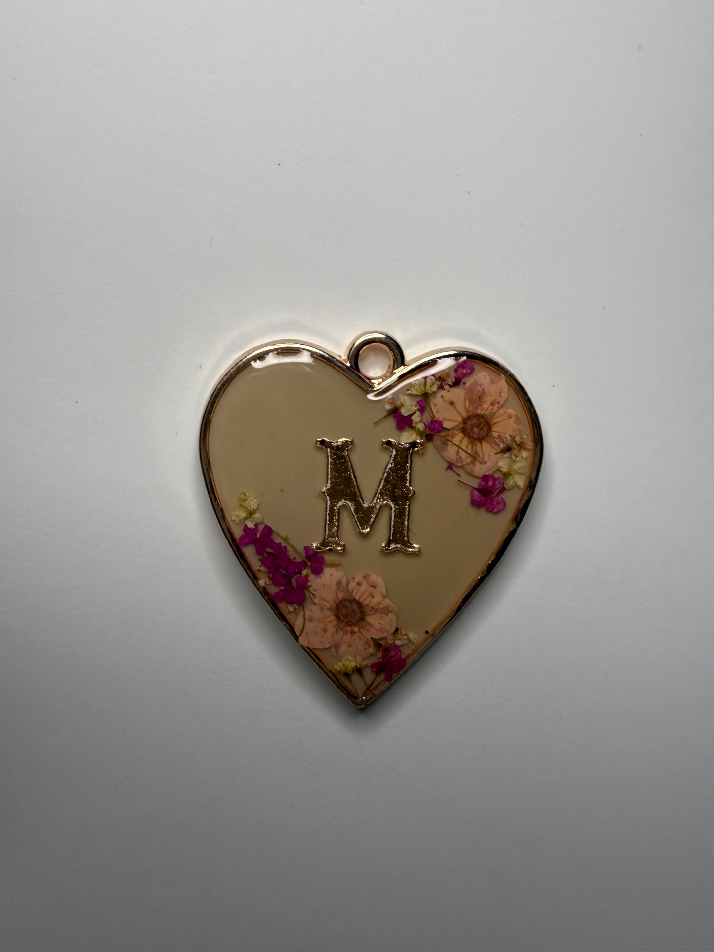 Heart Of Flowers (Resin Tag)