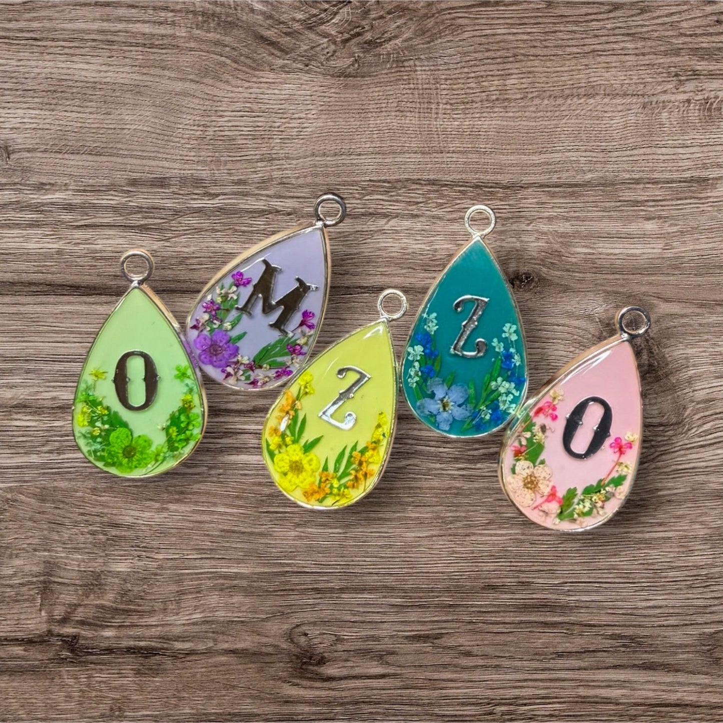 Droplets In Bloom (Resin Tag)