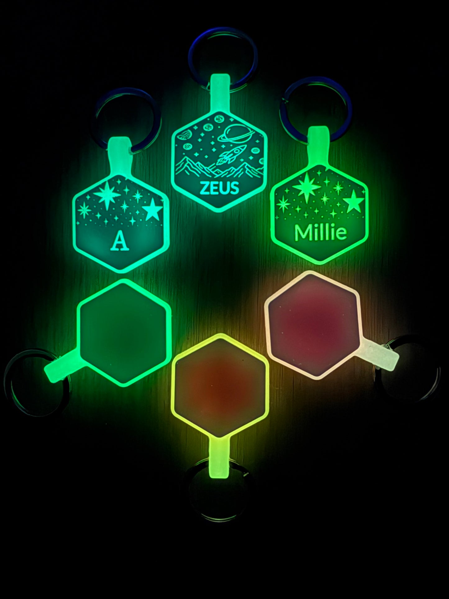 After Dark - Hexagons - Starlight & Moonlight & Spooky