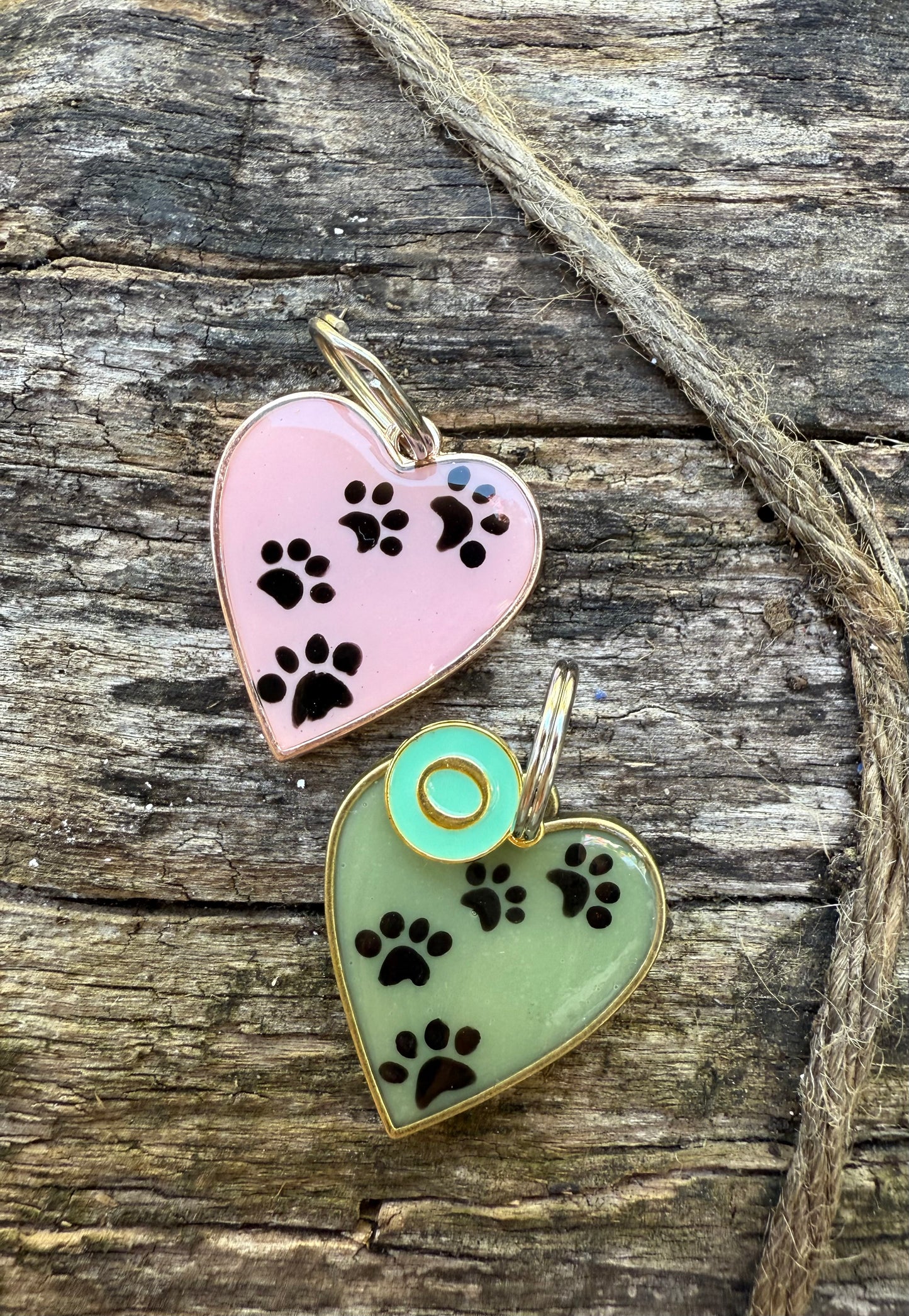 Paw Prints (Resin Tag)