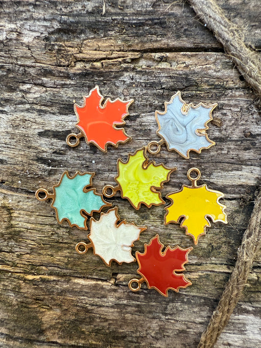 Maple Leaf Charm