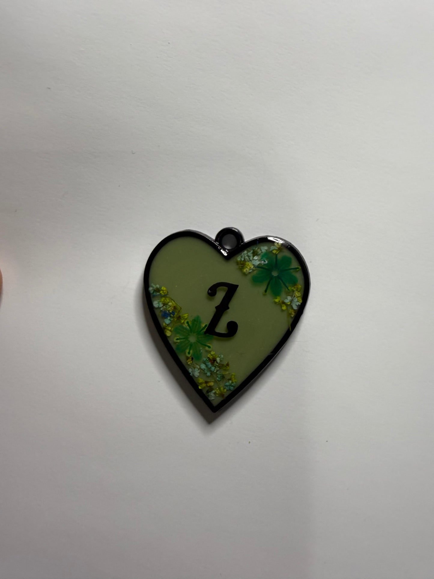 Heart Of Flowers (Resin Tag)