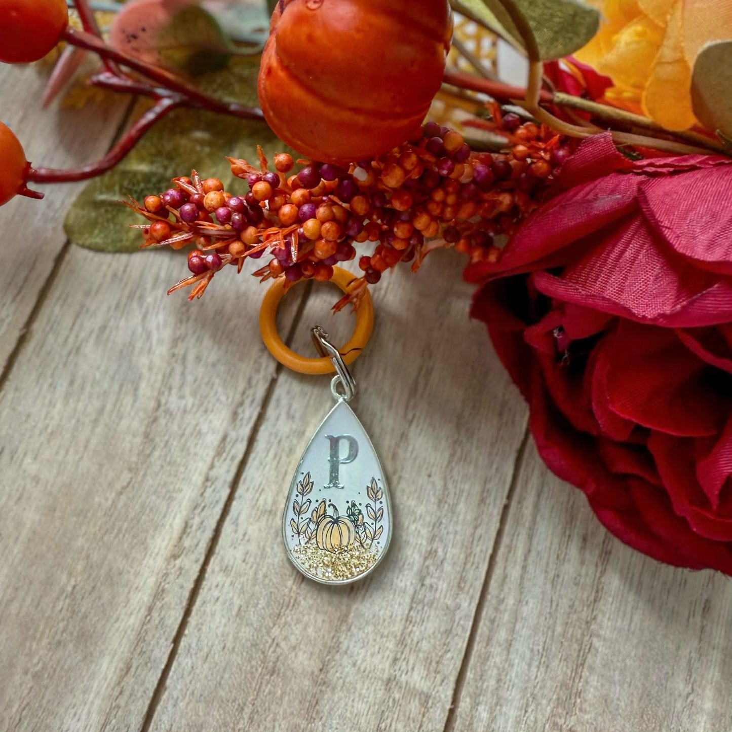 Pumpkin Petals (Resin Tag)