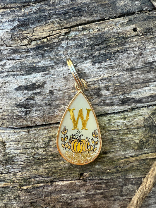 Pumpkin Petals (Resin Tag)