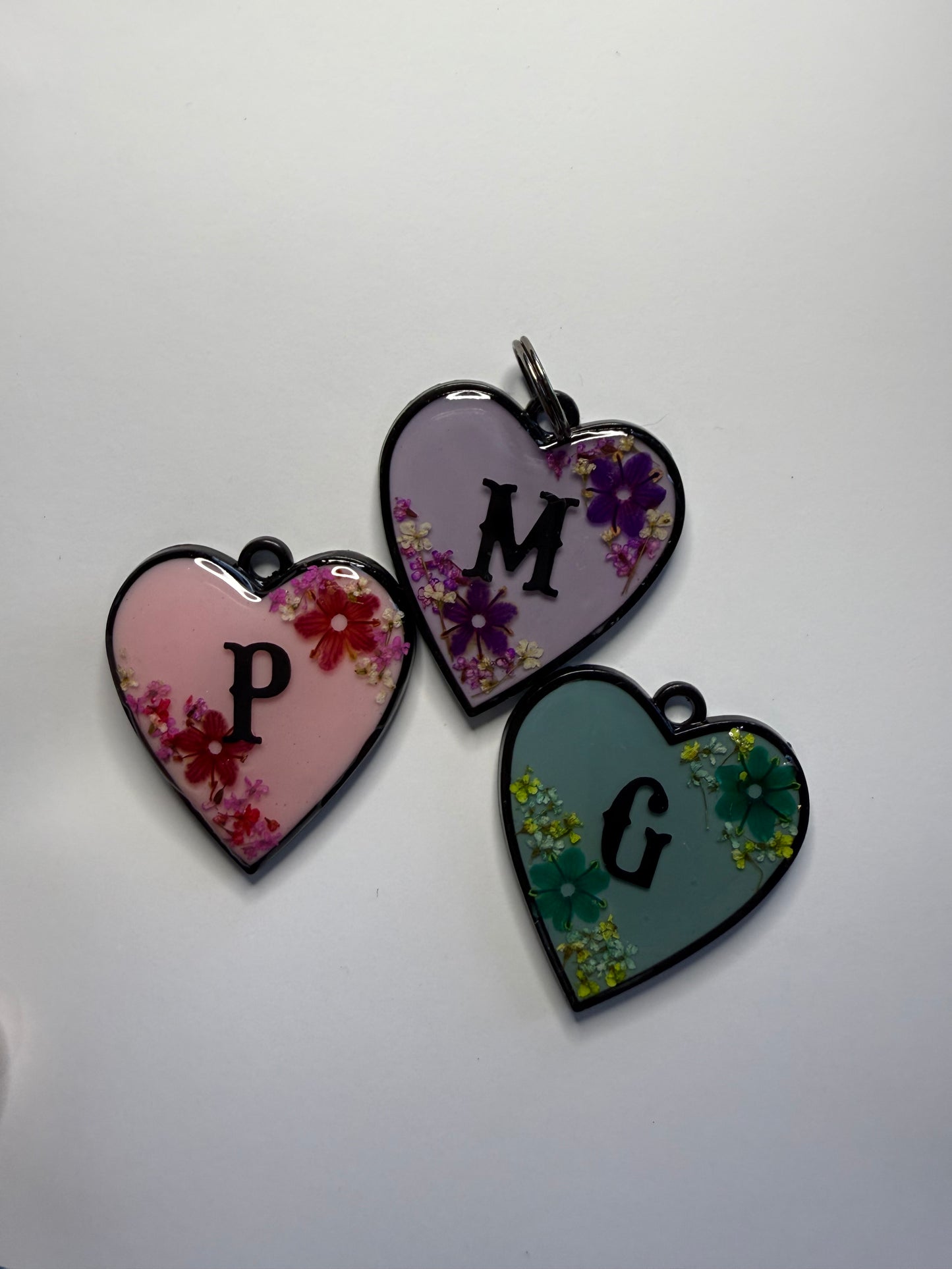 Heart Of Flowers (Resin Tag)