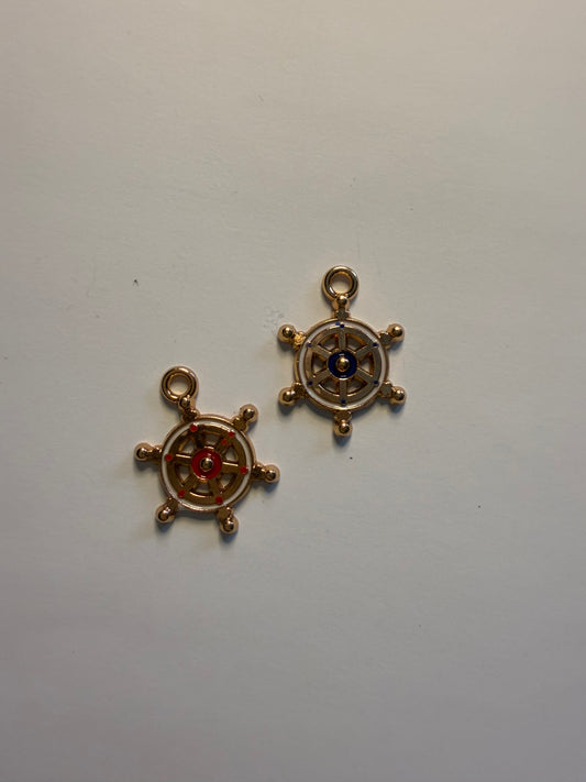 Ship Wheel Charm