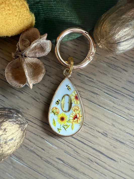 Sunflowers & Bumbles (Resin Tag)
